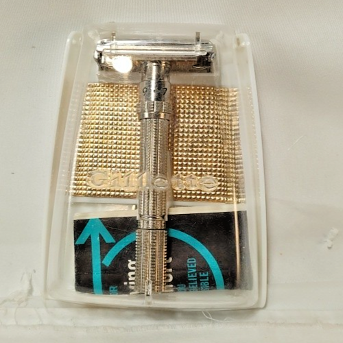 Ucid Razor Vintage 1962 Gillette Slim Adjustable 1-9 DE Safety Razor Date Code H3 ...