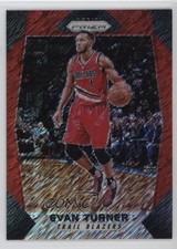 2017-18 Panini Prizm FOTL FOTL Red Shimmer Prizm 2/8 Evan Turner #148 n8q