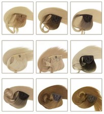 Lacer Wrap Around Ponytail Human Hair Extenisons Clip In Remy Russian Hair 100g