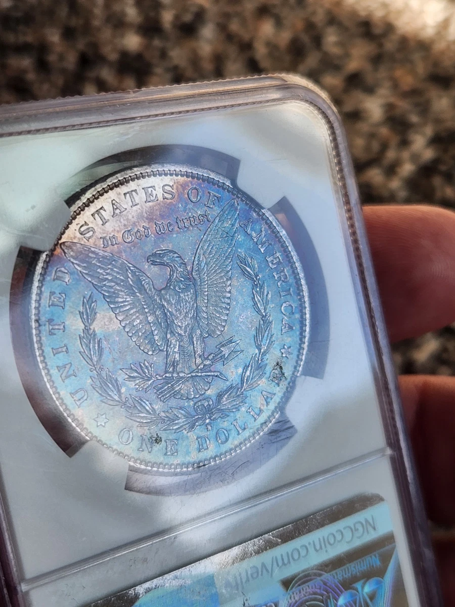 Uncirculated MS 61 Graded 1881 Year Morgan US Dollars (1878-1921