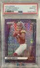 2024 Prizm #347 JAYDEN DANIELS /49 PURPLE POWER Rookie RC Commanders PSA 10 pop4