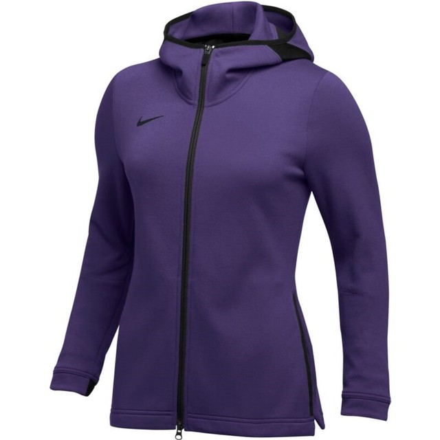 Nike Showtime Full Zip Basketball Hoodie Jacket Women 3XL Purple 930725