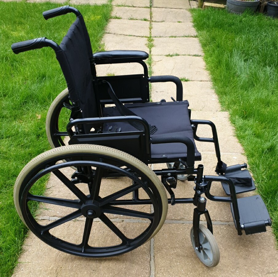 Pharmore Mobility Folding Self Propelled Wheel Chair Needs Small