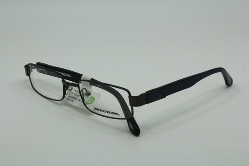 2 Units Sketchers Eyeglass Frames SK1108 Gunmetal Blue 49-18-130 Full Rim #162 - Picture 6 of 8