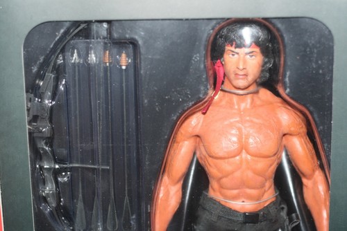 HOT TOYS RAMBO FIRST BLOOD PART II JOHN J. RAMBO 1/6 SCALE NEW RARE - Picture 8 of 11