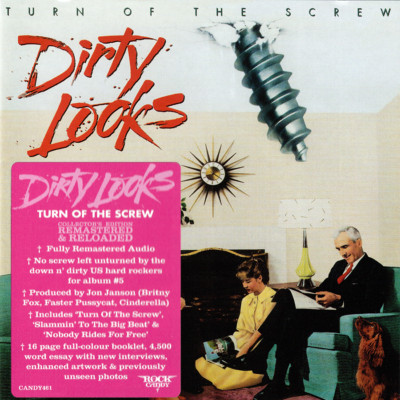 Dirty Looks ~ Turn Of The Screw (1989) CD 2021 Rock Candy Records UK    NEW   