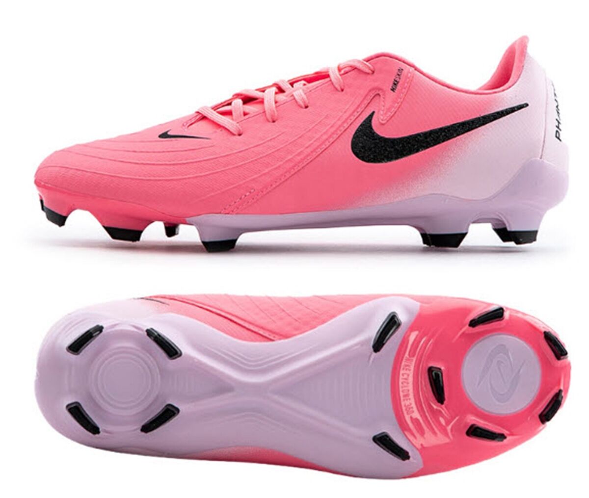 Nike Men Phantom GX II Academy FG/MG Cleat Pink Soccer Boot Nike Men Phantom GX II Academy FG/MG Cleat Pink Soccer Boot