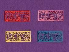 JUST FOR YOU die cuts scrapbook cards