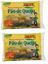 AMAFIL Mix for Cheese Bread 35.2 oz. - 2 Pack / Mistura Pao Queijo