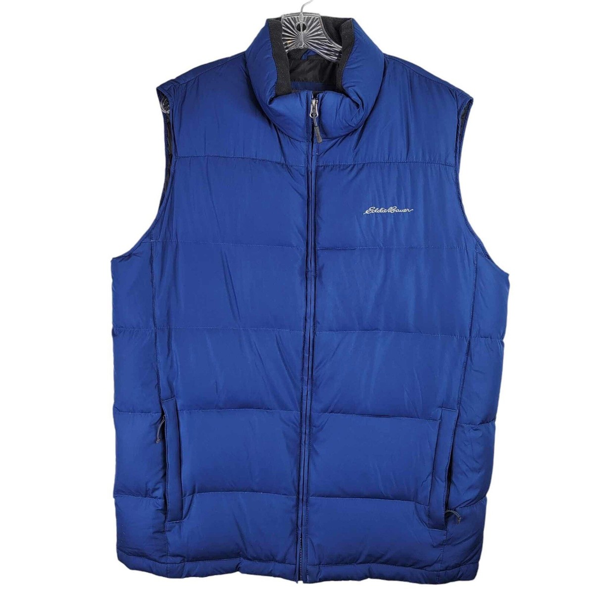 ジャケット・アウター Eddie Bauer Premium  Down Best Eddie Bauer Best Down Puffer Men's Size Large Tall TL Blue