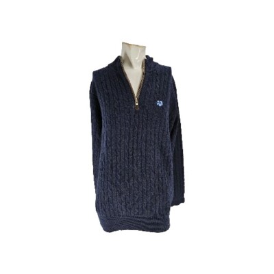 Peter Millar Crown Fleece Men's Sweater Large Wool Yak Cashmere Cable Knit Mock
