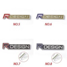 1x Metal R-design Grill Badge Or Trunk Badge Emblem For Xc90 S60 V60 C30 Volv O