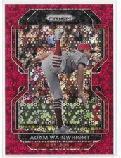 2022 Panini Prizm Red Donut Circles #26 Adam Wainwright /99 Cardinals Numbered