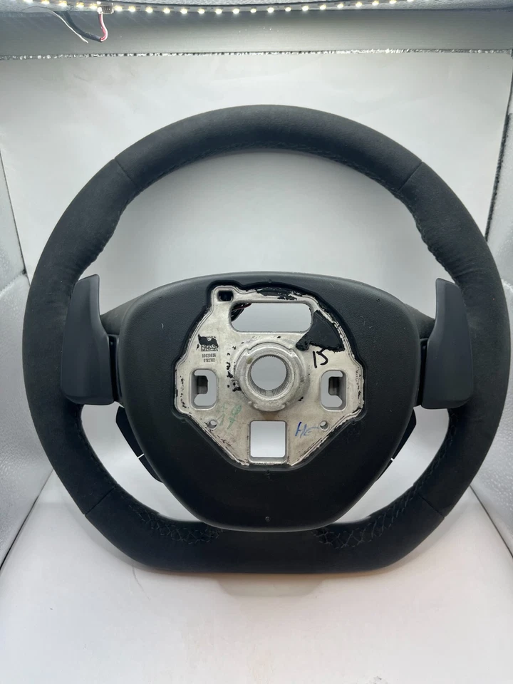 16-17 C7 Corvette Nuevo Genuino GM Volante Negro Gamuza Competición 84805009 Foto 2 de 2