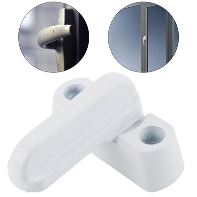 Wei? Aluminium Sicherheitsschloss f??r verst?rkte Sicherheit von PVC T??rfl??g