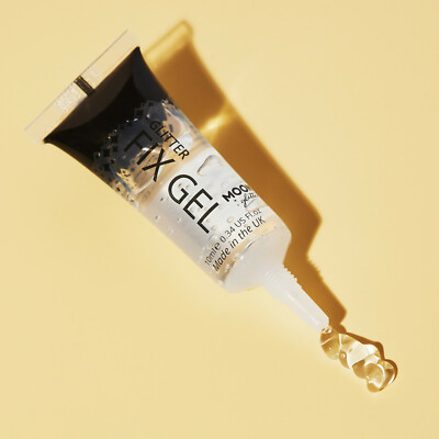 Glitter Fix Gel von Moon Glow - Face Body Fixing Adhesive Primer für alle Glitzer
