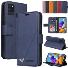 For Samsung A51 A71 5G A11 A21s Magnetic Leather Card Wallet Stand Case Cover 