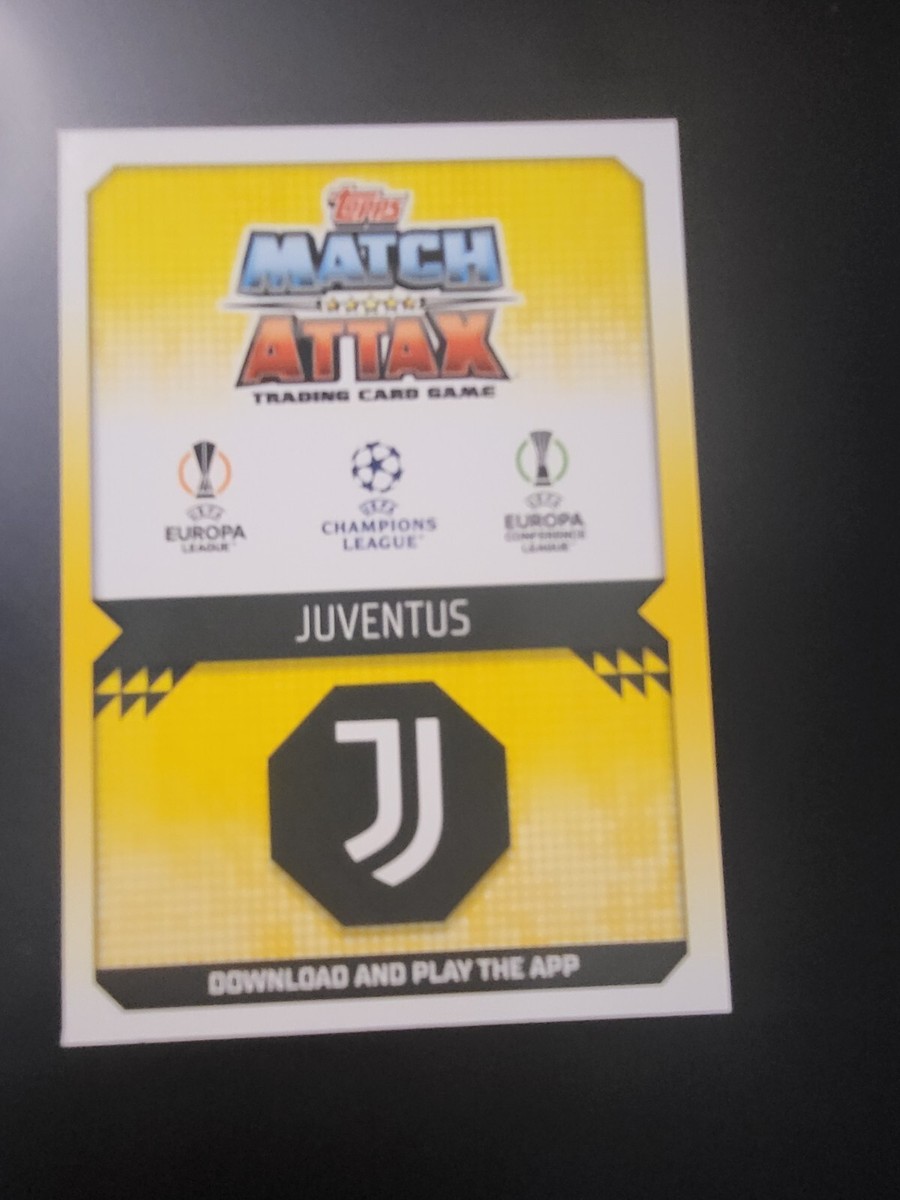 Topps Match Attax Champions League 2022/23 - 15 Cartes Juventus Base + Speciali