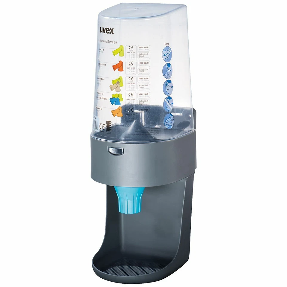uvex one2click Dispensador de Tapones de Protección Auditiva - Dispensador para 600 Pares de Tapones para los Oídos - Imagen 1 de 1