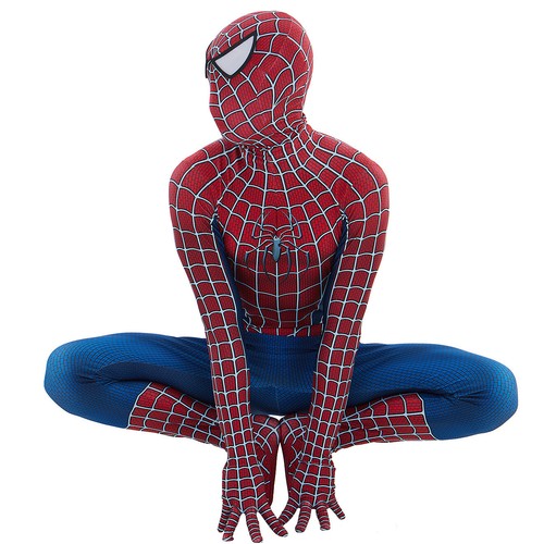 Raimi Toby Spiderman Jumpsuit Bodysuit Cosplay Costume Suit Halloween Adult Kids - Picture 13 of 23