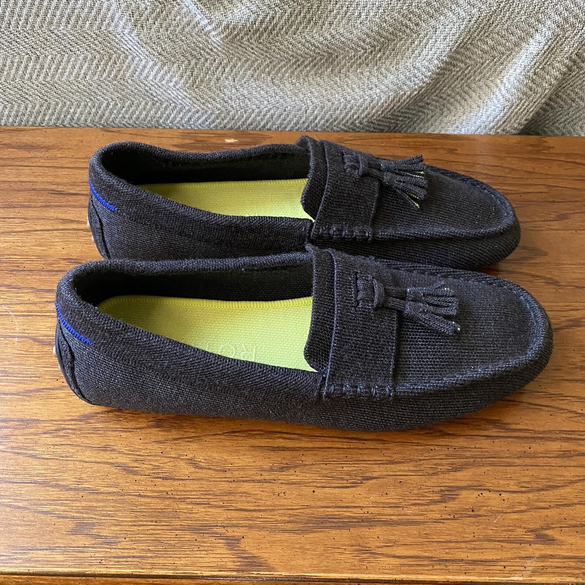 Rothys Merino Wool Tassel Driving Loafers Charcoal Gray Mens 10.5 EUC Rothys Merino Tassel Driving Loafer Wool | Mercari main image 3