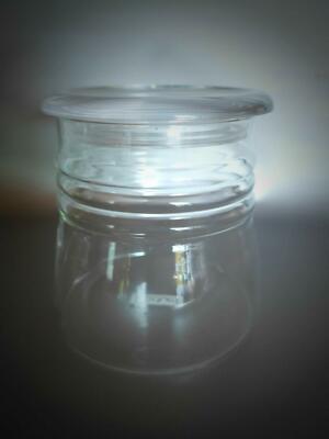 3er BODUM Glas Vorratsglas Teeglas Deckel Kunstglas Acrayl Kunststoff 11,5 cm
