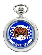 58th Fighter Squadron USAF Pocket Watch