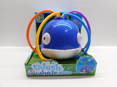 Splash Buddies Water Toys Kids Premium Spraying Turtle/Whale Hose Sprinkler New