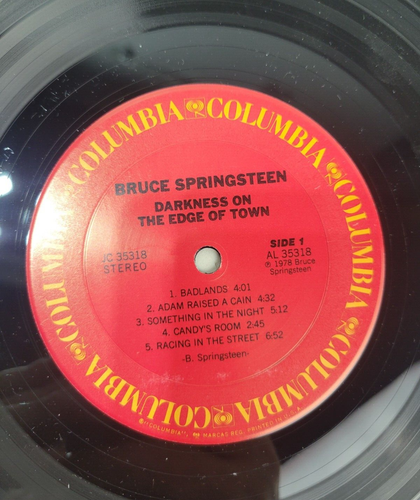 Bruse Springsteen Darkness on the Edge of Town 1978 AL35318 Columbia Untested - Picture 13 of 14