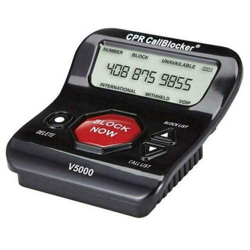 New CPR V5000 Call Blocker - 5000 Pre-Programmed Unwanted Numbers - Picture 1 of 7