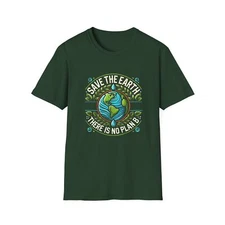 Eco Friendly Unisex T-Shirt, Sustainability Save The Earth Tee, No Planet B