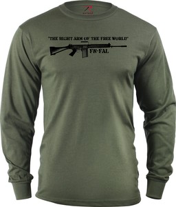 Long Sleeve Fn Fal T Shirt The Right Arm Of The Free World 7 62 Nato 308 L1a1 Ebay