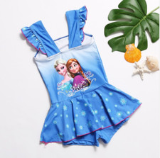 Elsa Anna Girl Swimwear L, XL  XXL FREE SHIPPING