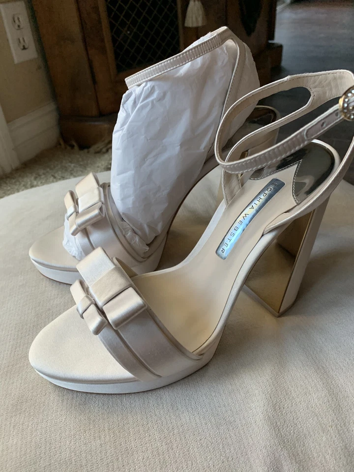 Sophia Webster Esposa Novas Sandálias Laço Andie Cetim ESGOTADO EUA 8.5/9 EU 40 - Imagem 2 de 4