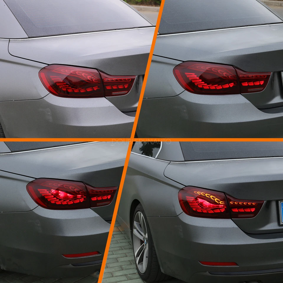 Luces traseras LED lámparas de animación rojas para BMW Serie 4 M4 F32 F82 F36 2014-2020 Foto 2 de 4