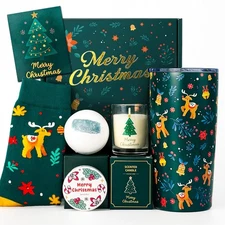 Elegant Christmas Gift Basket for Women - Unique Secret Santa Set 2025