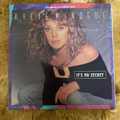 It's No Secret - Kylie Minogue - 7'' vinyl - w/ pic cover from 1988 import rare