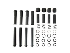 V-Twin 11-0376 Satin Black Pushrod Tube Kit for Harley Twin Cam