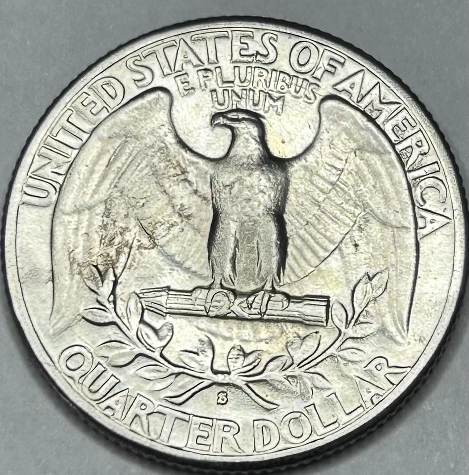 1939-S Washington 90% Silver Quarter ~ DDO FS-101 ~ GEM BU Rev Has “S” On Chest - Image 3 of 4