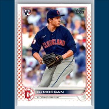Eli Morgan Orange Star Rookie Card RC /99 Print Run Complete Set 2022 Topps #217. rookie card picture