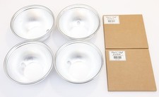 4x Used Paul C Buff 8.5  High Output Reflectors and 15   30  Honeycomb Grids