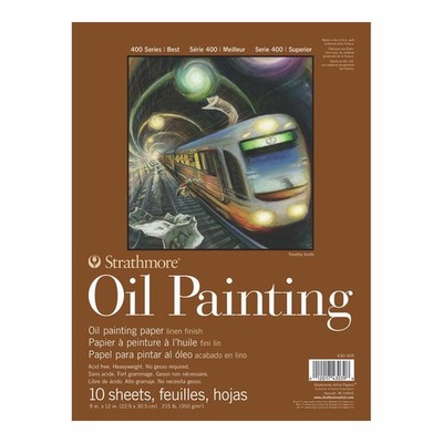 Strathmore 400 Series Oil Painting Pad 9''X12''-10 Sheets -62430309