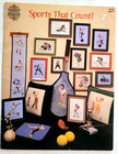 3 sports booklets, 3 different designers, figures, equipment, text, 65 motifs + — photo 4