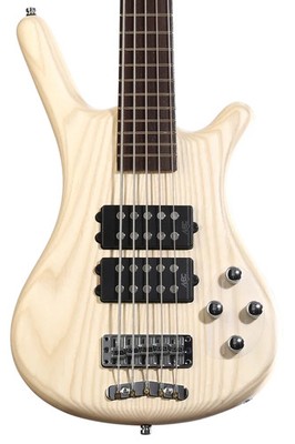 Warwick RockBass Corvette $$ 5-string Electric Bass Guitar - Natural Transparent