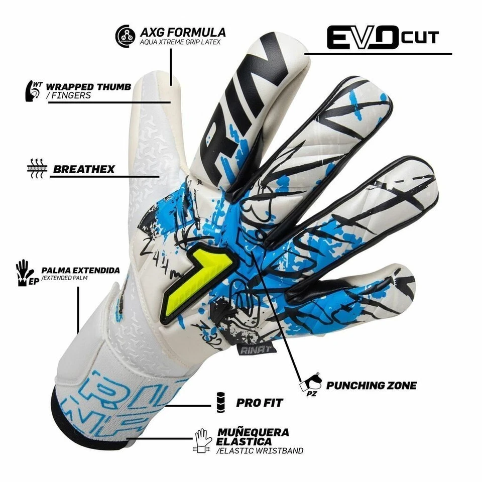 Guantes de portero Rinat Asimetrik Pro NG - Keylor Navas Pro Match Grip TALLA 9 Foto 2 de 4