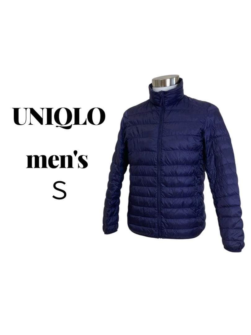 Uniqlo Ultra Light Down Men's Jacket Purple S Lightweight, Insulated, Used