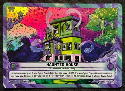 Cryptid Camp TCG Jack-O-Lantern Trails Halloween Box Topper Haunted House CC044
