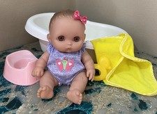 Berengeur ?? Lil Cutesies ~ 8.5? Chubby Doll With Bath & Accessories 