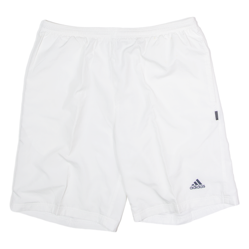 Short De Sport Homme En Maille Blanc - Taille M, Matière Polyamide Respirante - Neuf Avec Étiquettes
