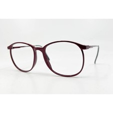 Marchon Eyeglass Frames Womens Burgundy MOD-CFG-4 Round 53-14-135